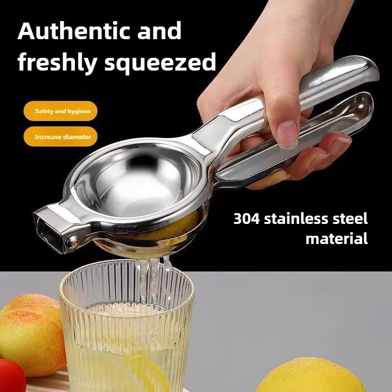 Citrus Juicer Bar - เครื่องคั้นน้ำผลไม้ส้มแบบมือหมุน สแตนเลส 304 ที่คั้นมะนาวและส้ม อุปกรณ์ครัวพกพา เครื่องบดผลไม้