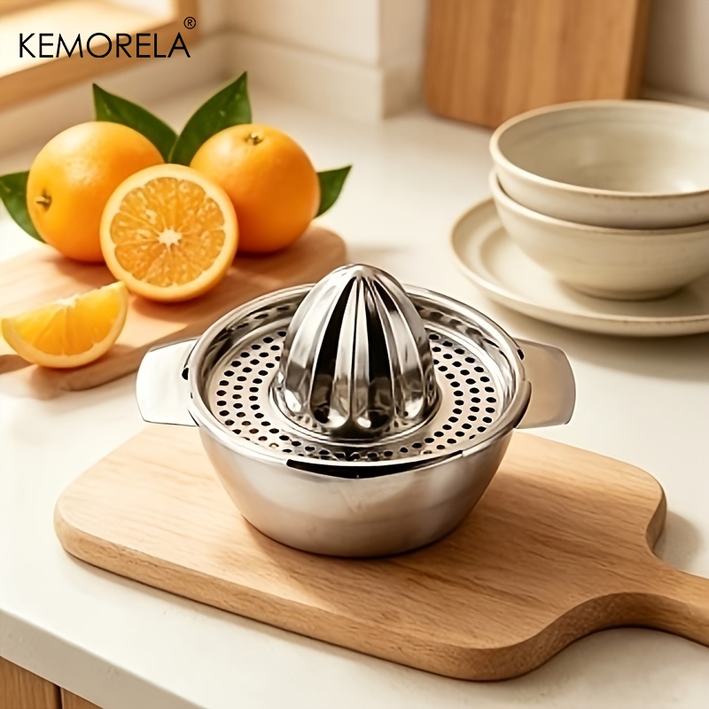 Citrus Juicer Bar - KEMORELA เครื่องคั้นน้ำมะนาวสแตนเลส เครื่องคั้นน้ำผลไม้แบบแมนนวล สำหรับคั้นส้ม มะนาว คั้นผลไม้และผัก