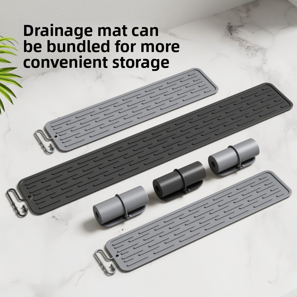 แผ่นรองซิลิโคนกันลื่นแบบยาว ทน - Bar Mat Rubber บทวิจารณ์และราคา
