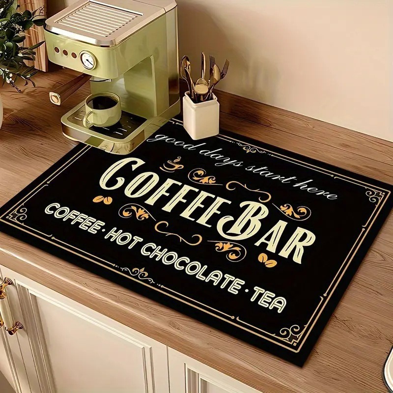 แผ่นรองซับน้ำลายกาแฟ แผ่นรองกั - Bar Mat Rubber บทวิจารณ์และราคา